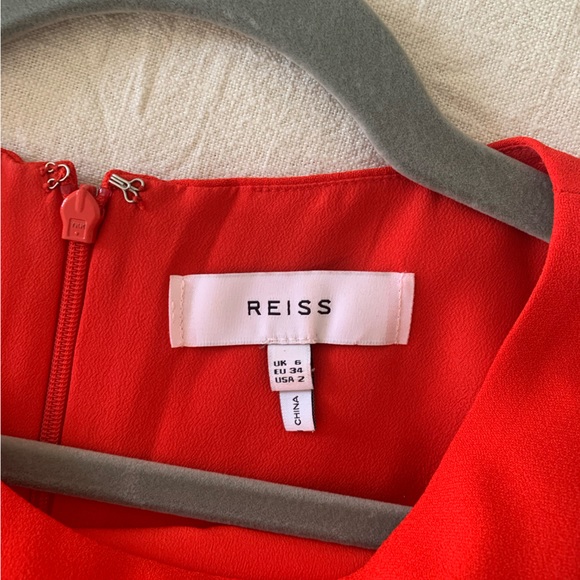 Reiss Red Twist Sheath Dress - Picture 4 of 4